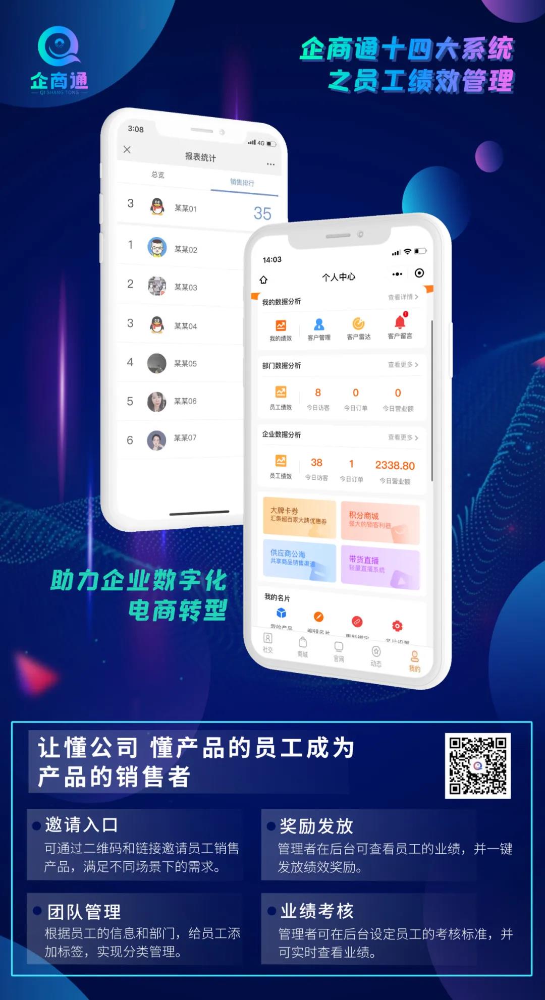 企商通员工绩效管理