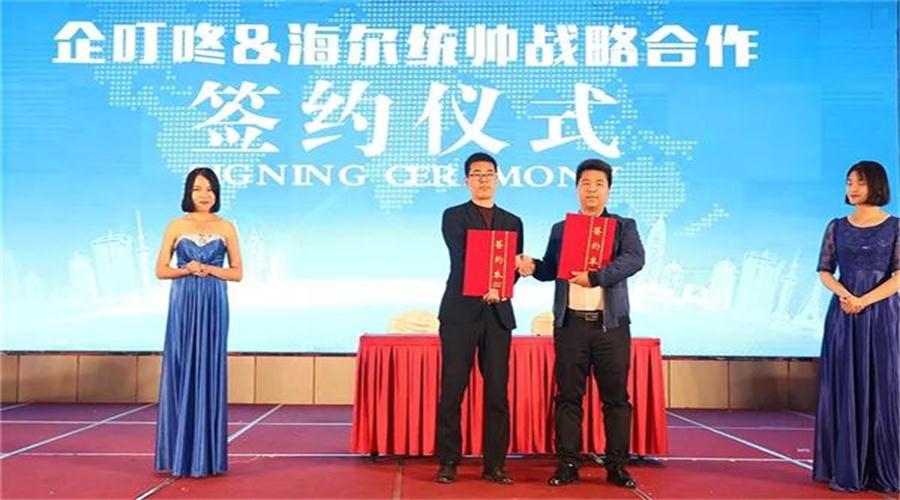 企叮咚于海尔统帅战略合作