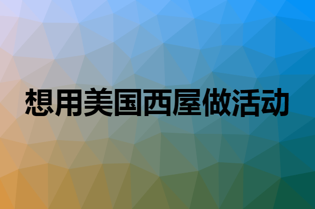 想用美国西屋做活动，在哪里买比较合适？