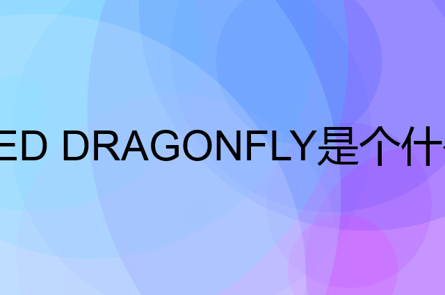 红蜻蜓 RED DRAGONFLY是个什么品牌，这个品牌怎么样？