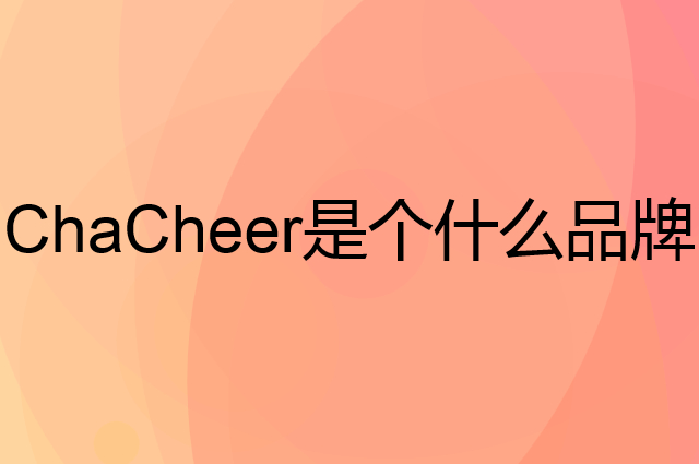 洽洽 ChaCheer是个什么品牌，这个品牌怎么样？