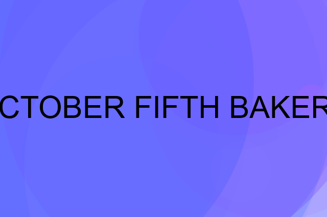 十月初五 OCTOBER FIFTH BAKERY是个什么品牌，这个品牌怎么样？