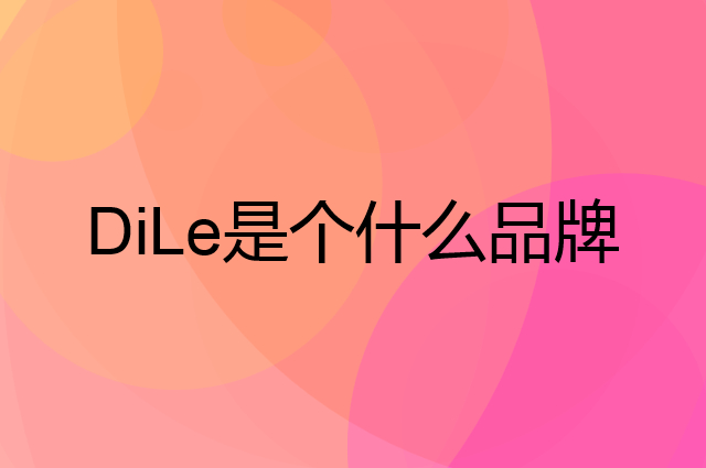 递乐 DiLe是个什么品牌，这个品牌怎么样？