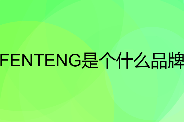 芬腾 FENTENG是个什么品牌，这个品牌怎么样？