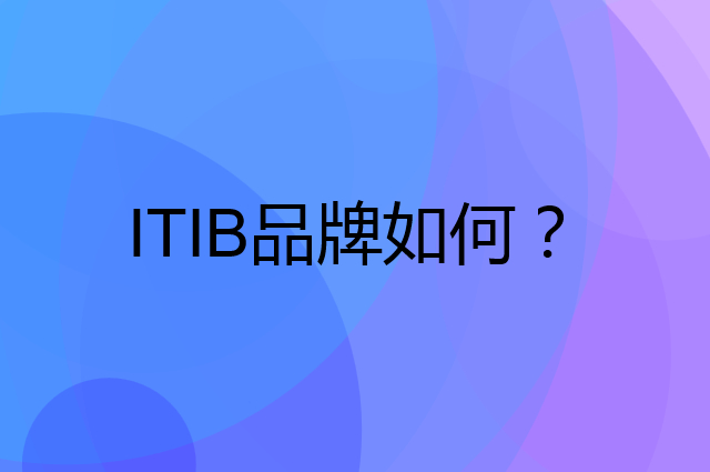 ITIB是个什么品牌，这个品牌怎么样？