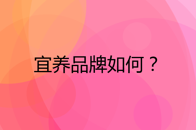 宜养是个什么品牌，这个品牌怎么样？