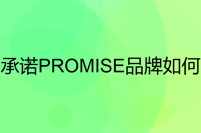 承诺 PROMISE是个什么品牌，这个品牌怎么样？