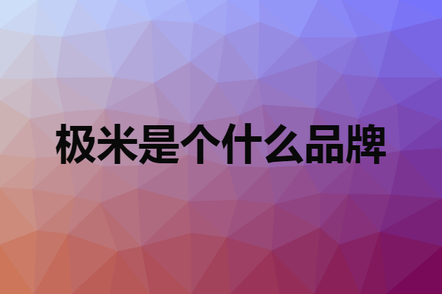 极米 XGIMI是个什么品牌，这个品牌怎么样？