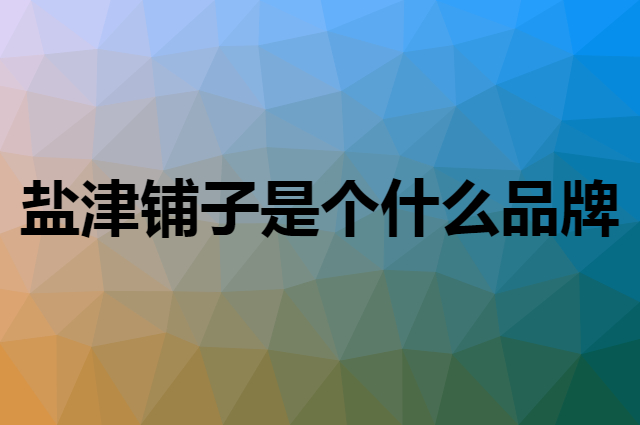 盐津铺子是个什么品牌，这个品牌怎么样？
