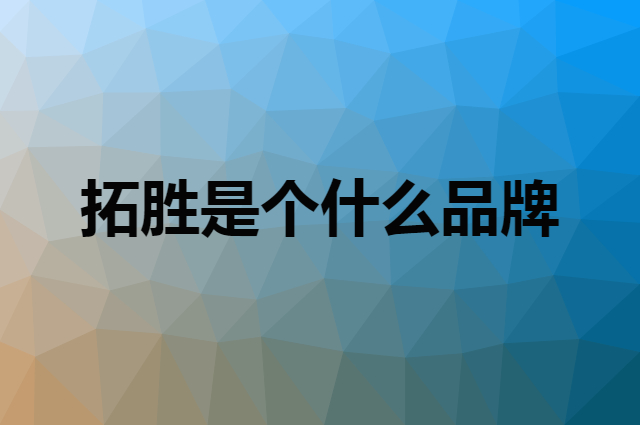 拓胜 TOSWIM是个什么品牌，这个品牌怎么样？