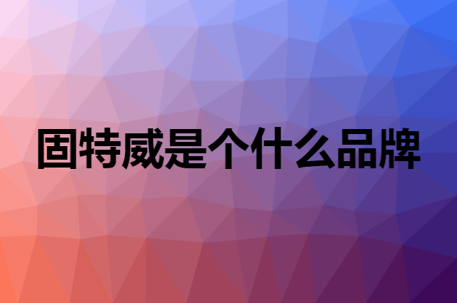 固特威 goodview是个什么品牌，这个品牌怎么样？