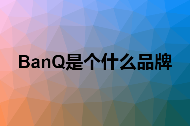 BanQ是个什么品牌，这个品牌怎么样？