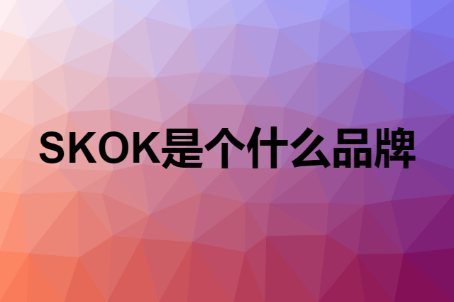 SKOK是个什么品牌，这个品牌怎么样？