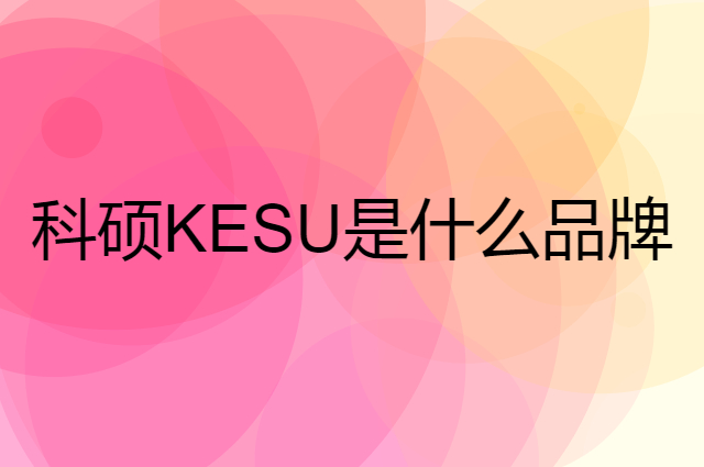 科硕 KESU是个什么品牌，这个品牌怎么样？