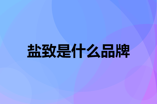 盐致 SALTPRO是个什么品牌，这个品牌怎么样？