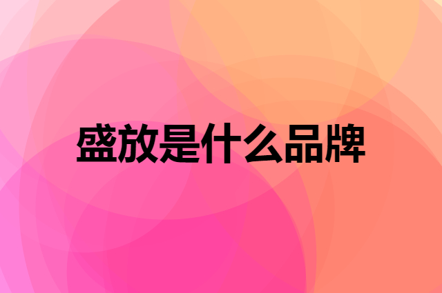 盛放 SEENFAAN是个什么品牌，这个品牌怎么样？