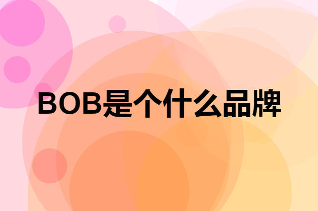 BOB是个什么品牌，这个品牌怎么样？