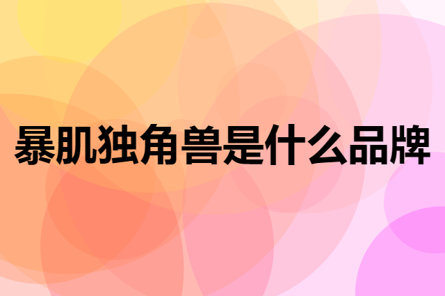 暴肌独角兽 CHLOECHAN是个什么品牌，这个品牌怎么样？