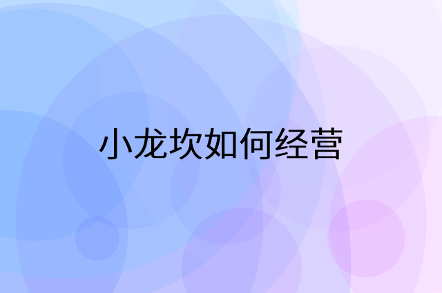 加盟小龙坎后怎么做活动营销