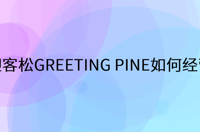 迎客松GREETING PINE怎么做营销活动宣传，两个提升业绩的工具