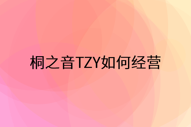 桐之音TZY怎么做营销活动宣传，两个提升业绩的工具