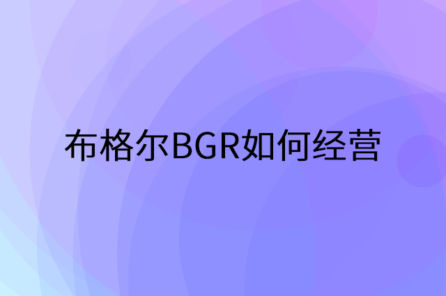 布格尔BGR怎么做营销活动宣传，两个提升业绩的工具