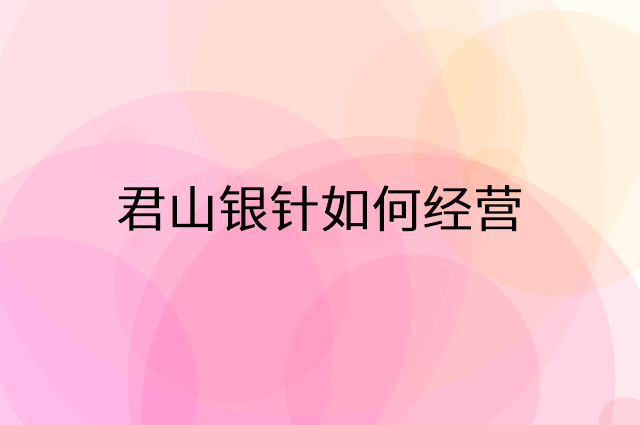 君山银针怎么做营销活动宣传，两个提升业绩的工具