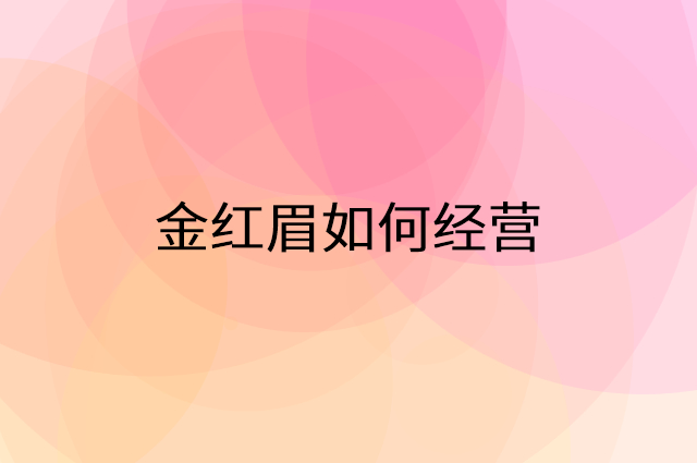 金红眉怎么做营销活动宣传，两个提升业绩的工具