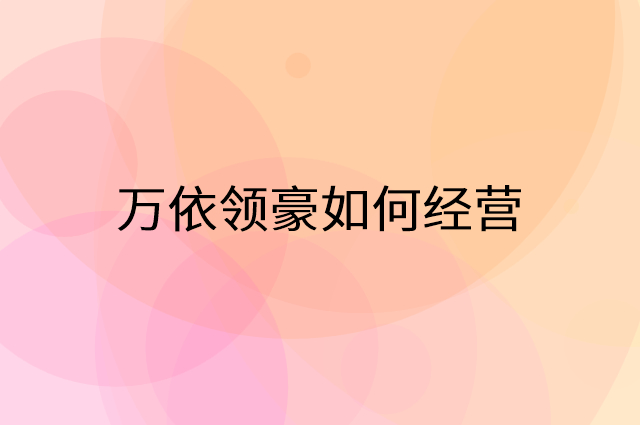 万依领豪怎么做营销活动宣传，两个提升业绩的工具