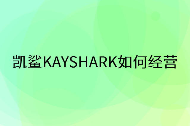 凯鲨KAYSHARK怎么做营销活动宣传，两个提升业绩的工具