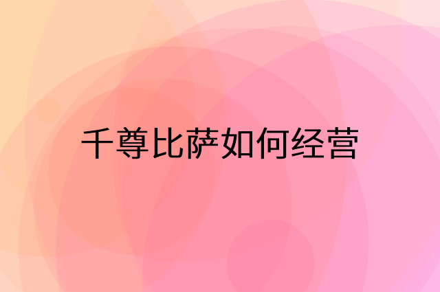 千尊比萨怎么做营销活动宣传，两个提升业绩的工具
