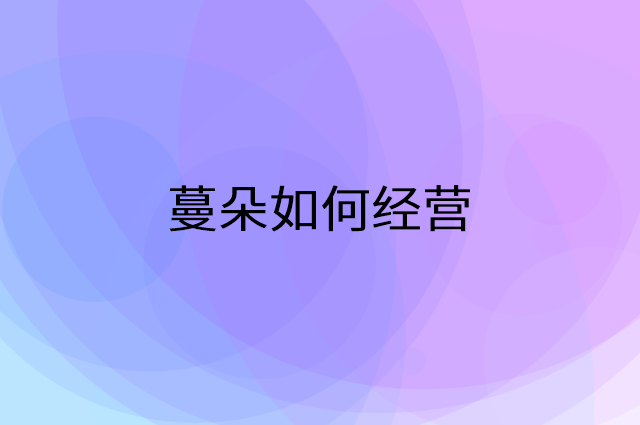 蔓朵怎么做营销活动宣传，两个提升业绩的工具