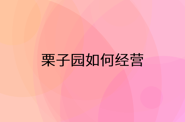 栗子园怎么做营销活动宣传，两个提升业绩的工具