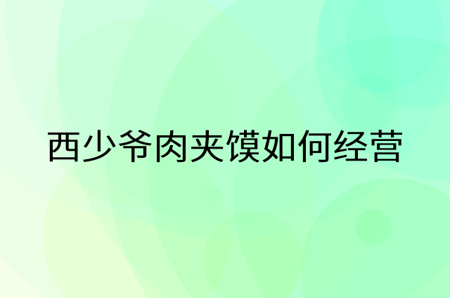 西少爷肉夹馍怎么做营销活动宣传，两个提升业绩的工具