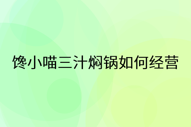 馋小喵三汁焖锅怎么做营销活动宣传，两个提升业绩的工具