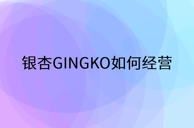 银杏GINGKO怎么做营销活动宣传，两个提升业绩的工具