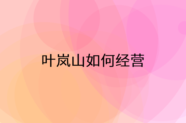 叶岚山怎么做营销活动宣传，两个提升业绩的工具