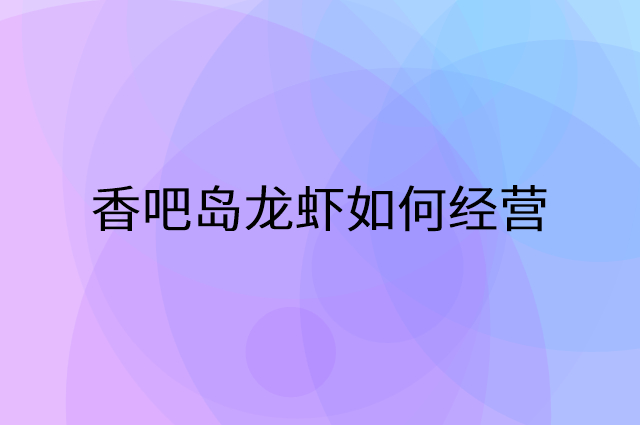 香吧岛龙虾怎么做营销活动宣传，两个提升业绩的工具